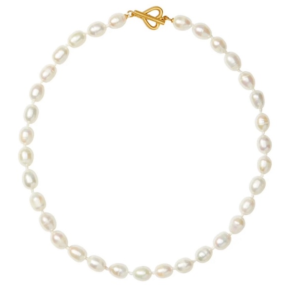 kate spade Jewelry - KATE SPADE • Freshwater Pearl Drop Heart Toggle Choker Necklace